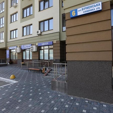Видовая На 25 Этаже Kiev Esterno foto